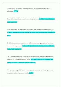 ISYE 6414 Final Exam Review Questions and Answers 100 Pass2054