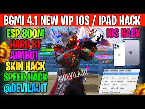 BGMI 4.1 iOS Hack Latest 2025 | Safe Main Id | iOS HACK Direct Install Skin Hack 4.1 BGMI IOS HACK