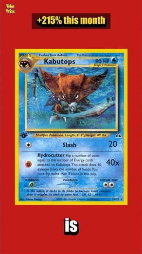 🔥 Cardmarket alert: Kabuto is up 215% to £159.83 #pokemoncards