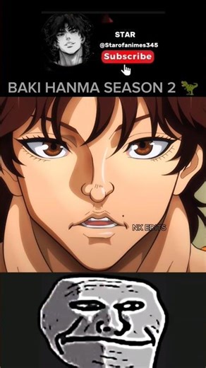 PART 27 ) BAKI 🥵 RETSU🥷#shorts #short #shortsfeed #shortsviral #shortvideo #shortfeed