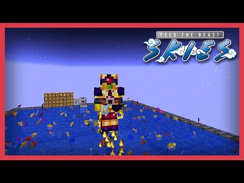 FTB Skies | Flux-Infused Armor & Fishing Set Up! | E16 | 1.19.2 Skyblock Modpack