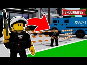 JE DIRIGE LA PLUS GRANDE OPÉRATION DE SWAT SUR BROOKHAVEN ROBLOX
