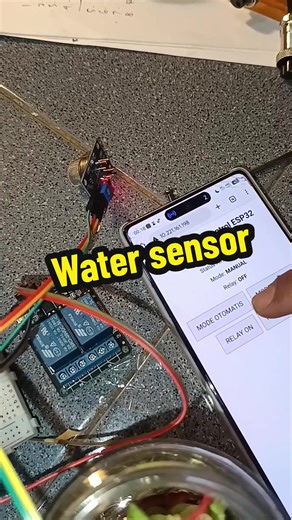 Pantau air Doang lewat HP ❓yang sering lupa tutup keran mana nih☝🏻😭 #ryokenji001 #elektro #iot #technology #arduinoproject