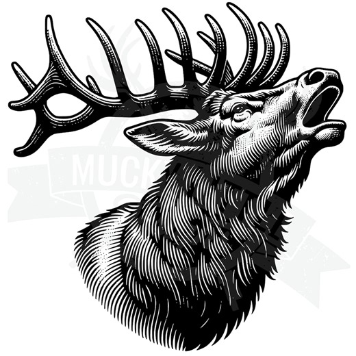 Bugling Bull Elk SVG: Hunting Laser Cut File (digital Download) - Etsy