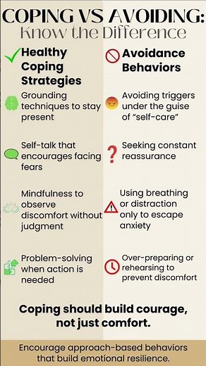 Coping vs. Avoiding: Know the Difference