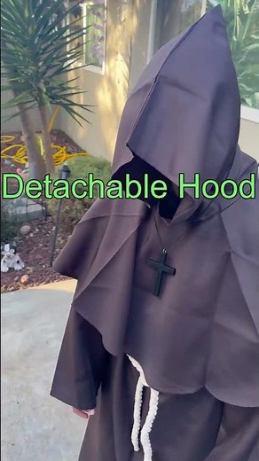 Quick Look at Medieval Hooded Monk Costume