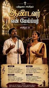 ஆண்டவர் என் மேய்ப்பர் | சங்கீதம் 23 | Tamil Responsorial Psalm | Holy Mass Song | Psalm 23 Tamil