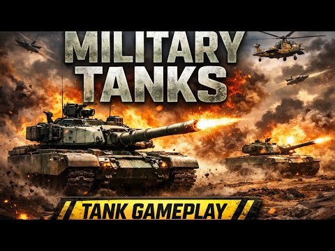 Military Tanks Gameplay 2026🔥 Realistic Tank Battle Game Android | War Tank Simulator #sdsajibcomedy