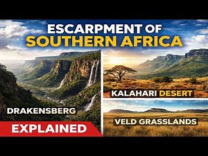 Africa mapping: Great escarpment, Deserts and Grasslands of Southern Africa