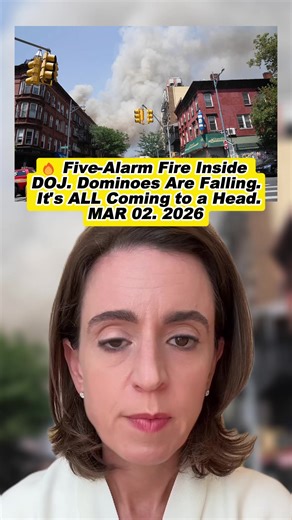 🔥 Five-Alarm Fire Inside DOJ. Dominoes Are Falling. It's ALL Coming to a Head. 🚨 #doj #justice #scandal #investigation #breaking