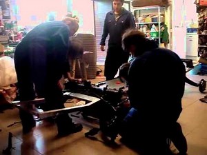 Remontage du chassis de la 2CV/Reassembling the 2CV frame