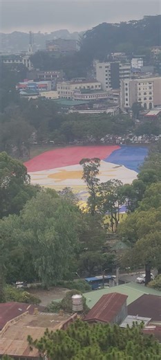 Largest PH flag ever made for Independence Day #baguio #iconic