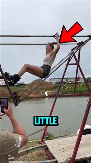 Did This Little Girl Just Complete the Impossible Swing Loop? 😳🎢