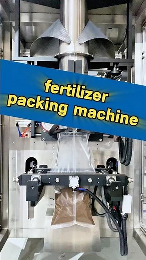 1000g 2000g 5000g vffs pouch automatic fertilizer packing machine factory#fertilizerpackingmachine