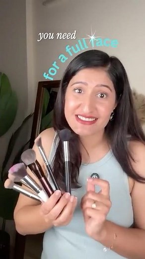 5 Makeup Brushes for Full Face !