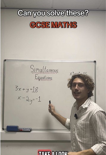 Solving Linear and Quadratic Simultaneous Equations