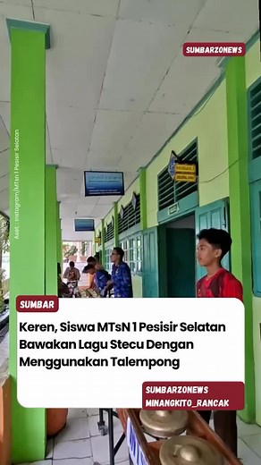 Kreativitas Siswa MTsN 1 Pesisir Selatan dengan Talempong