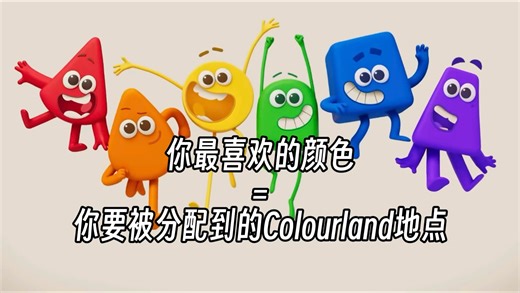 【颜色积木】你最喜欢的颜色=你要被分配到的Colourland地点