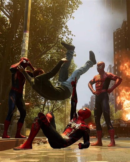 When Amazing Spider-Man Shocked to Meet a Flying Fan 💯🔥 PS5 #spiderman