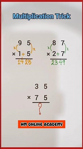 Easy Math Trick for Multiplication 😍 | Solve Faster Than Calculator 🤯 #viralshorts