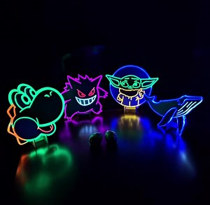 Edge Lit LED Christmas Snowman Sign: Holiday Decor - Etsy