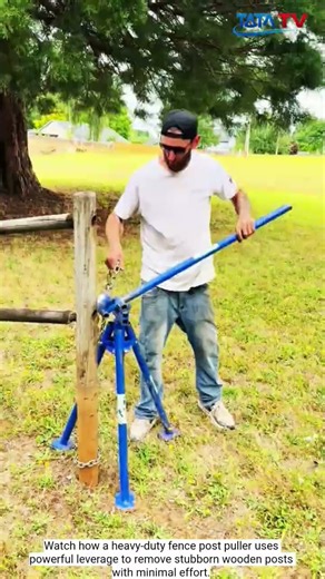 Fence Post Puller That Saves Hours!