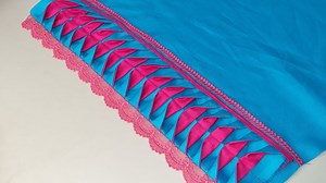 make this beautiful Trouser Design using easy Sewing tips and tricks #sewing #stitching #sewingtipsandtricks #sewinghacks #sewingtips #kurti #neckdesign | Knotty Stitches