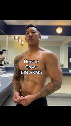 My arms are 17 inches btw. Follow me for more fitness tips! #gym #bodybuilding