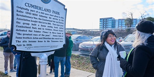 New historical marker commemorating Cumberland Park unveiled at Nashville Fairgrounds