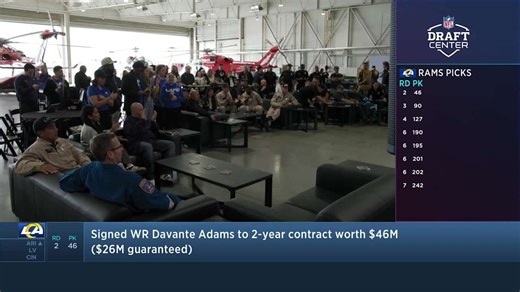 Inside look at Rams draft room at LAFD Air Operations | 'NFL Draft Center'