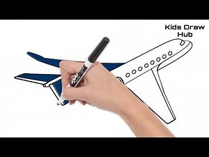 How to draw airplanes | 飛行機の描き方 | 如何画飞机 | Cómo dibujar aviones