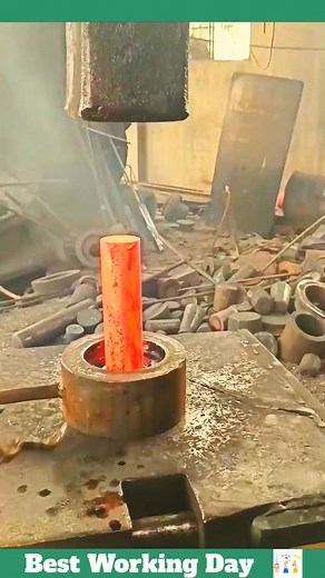 926.Best working day #1217 Forging process with a forging pneumatic hammer | Sibilla Seigler