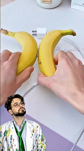 Banana Phone Charger? ⚡ #bananaexperiment #phonecharging