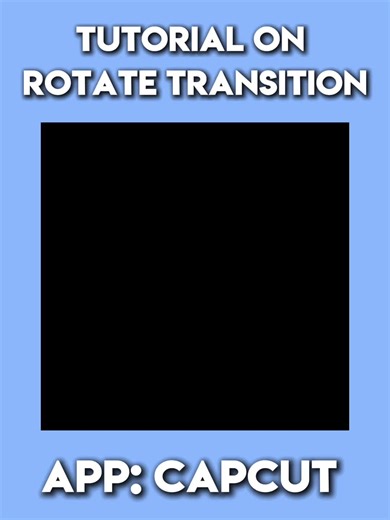 Tutorial on rotate transition in#CapCut #crucian31 #editor #capcut #capcutpioneer