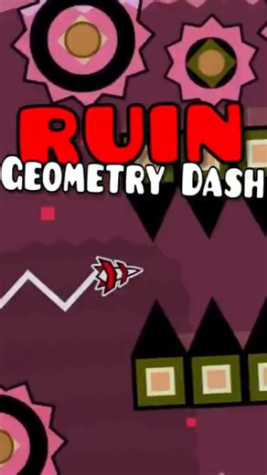 Wave Ruins Geometry Dash Forever #geometrydash #gd #shorts #gaming