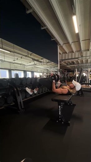 Banded elevated hip thrust with dumbbell