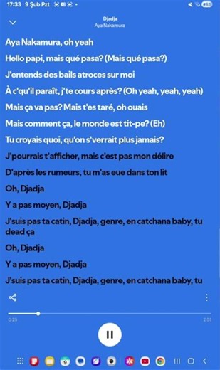 Djadja lyrics