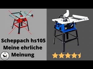 Adjust the Scheppach HS105 saw blade parallel to the guide groove and compare it with Einhell TC-...