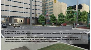 Crosswalk, urban simulator