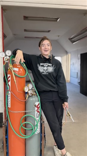 Cassidy Mceown on Instagram: "One of those tools you don’t use every day… but when you need it, nothing else will do. 👉 What do you mainly use an oxy-acetylene setup for in your shop? Special thank you to the sponsors!! #WomenInAutomotive #CassidyMcEown #CarCulture #fyp #rustbros #mattshewchuk"