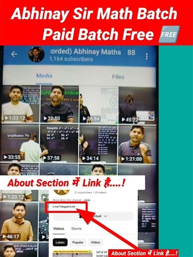 abhinay sir maths paid course free on telegram | abhinay sir maths free batch telegram