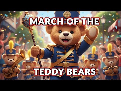 March of the Teddy Bears (Official Kids Marching Song) | Stomp & Clap Parade Music