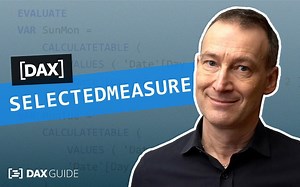 DAX Guide SELECTEDMEASURE