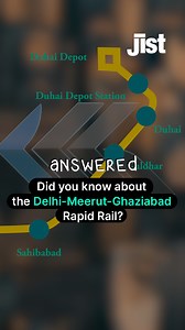 14K views · 297 reactions | The first section of the Regional Rapid Transit System (Delhi-Meerut) is rumoured to be inaugurated soon. Watch this Jist to know more about the RRTS. Producer: Naba Ali Editor: Mohammad Arif #delhi #meerut #india #transit #RRTS | Jist | Facebook