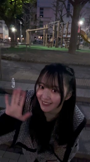 のどかちゃん最後の接触( ･ ･̥ ) 2月の寒い中、長い時間屋外でチケットの手売り頑張ってたね… @那蘭のどか