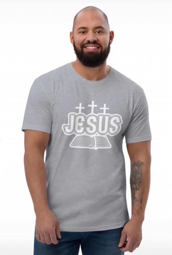 #JESUS #Bible #EvangelizingApparel #ApparelEvangelizing #ChristianClothing #FaithfulFashion #Gospelgarments ##threecrosses##tshirts