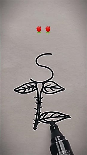 How to draw a ROSE 🌹||with easy drawing tutorial