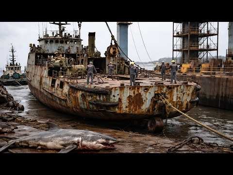 From Rusted Warship to Ocean Beast – Full Ship Restoration in Abandoned Port