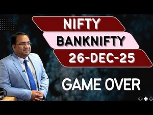 Nifty Prediction and Bank Nifty Analysis for Friday | 26 December 25 | Bank Nifty Tomorrow