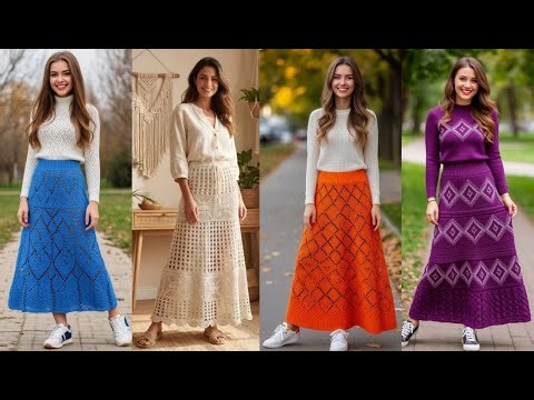 Beautiful Crochet Skirt Designs for Women | Summer Fashion Trends